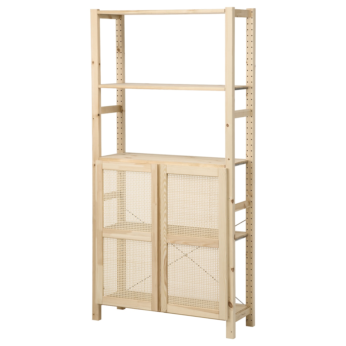 Книжный шкаф - IVAR IKEA/ ИВАР ИКЕА,  179х89 см, под беленый дуб