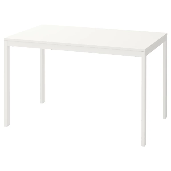 Раздвижной обеденный стол - IKEA VANGSTA, 180/120х75х73 см, белый, ВАНГСТА ИКЕА