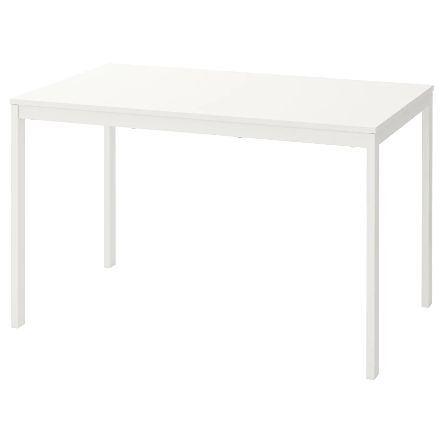 Раздвижной обеденный стол - IKEA VANGSTA, 180/120х75х73 см, белый, ВАНГСТА ИКЕА (изображение №1)
