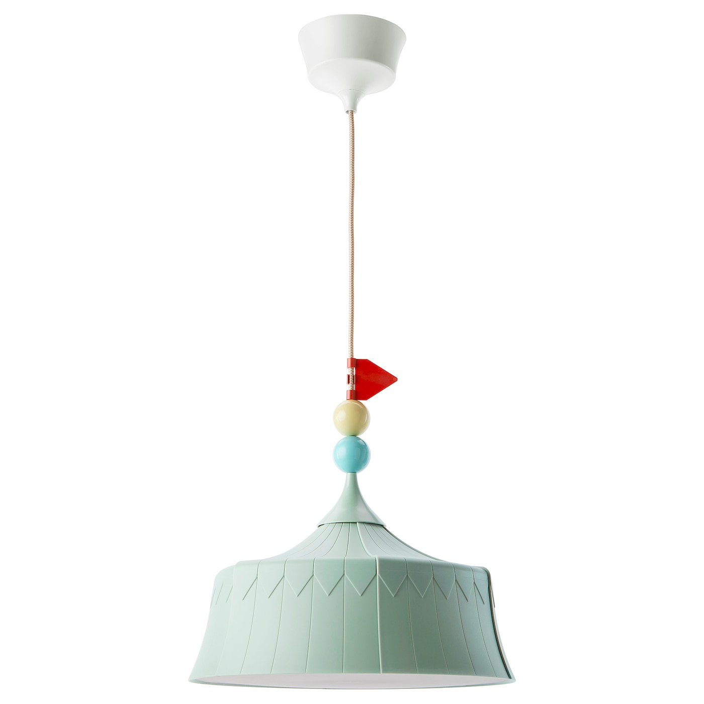 Подвесной светильник - TROLLBO IKEA / ТРОЛЛБО ИКЕА, 37 см, голубой