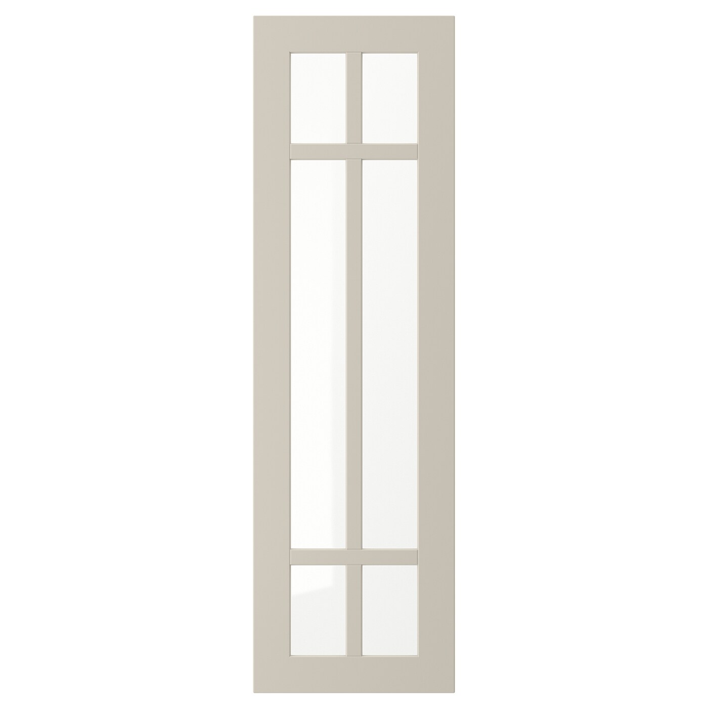 Дверца со стеклом - IKEA STENSUND, 100х30 см, бежевый, СТЕНСУНД ИКЕА