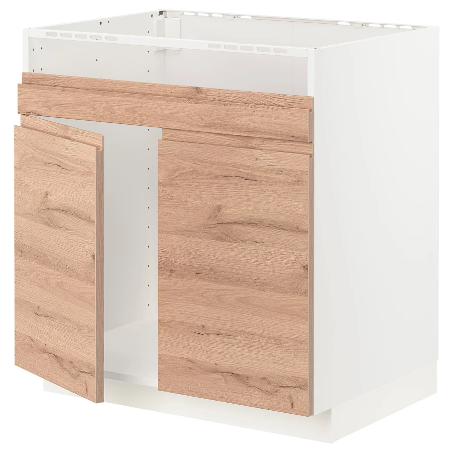 Шкаф под раковину - METOD / HAVSEN  IKEA/ МЕТОД/ХАВСЕН/ИКЕА, 88х80 см,  бежевый/белый (изображение №1)