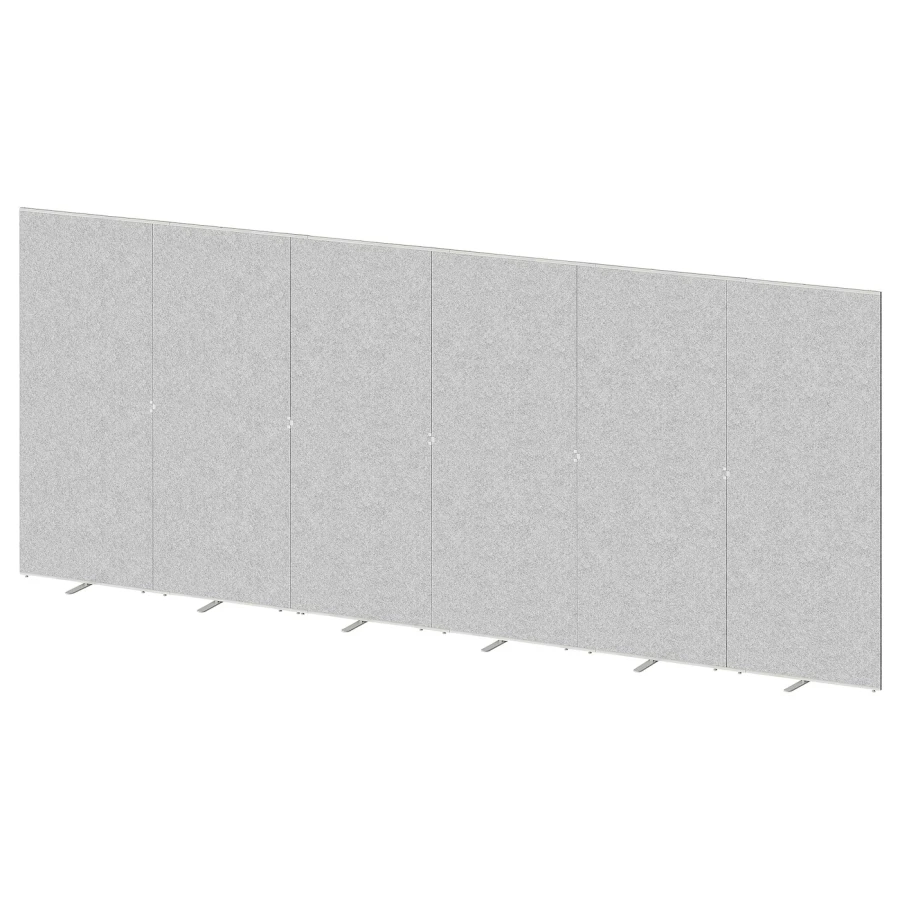 Перегородка - IKEA SIDORNA, 195x2x480см, светло-серый, СИДОРНА ИКЕА (изображение №1)
