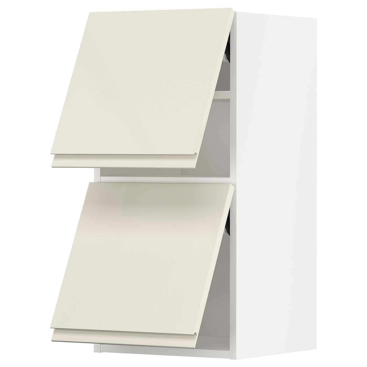 Навесной шкаф -  METOD  IKEA/  МЕТОД ИКЕА, 40х80 см, белый/кремовый