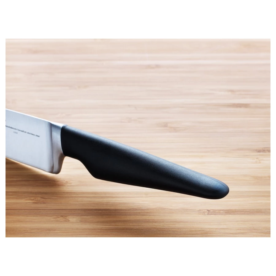Нож для разделки - IKEA VÖRDA/VORDA, 26см, черный/серебристый, ВОРДА ИКЕА (изображение №4)