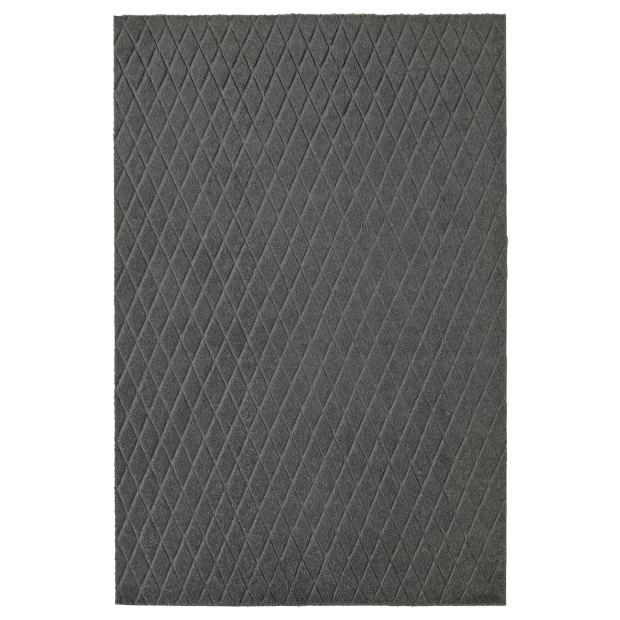 Коврик - IKEA ÖSTERILD/OSTERILD/ОСТЕРИЛЬД ИКЕА, 90х60 см, черный (изображение №1)