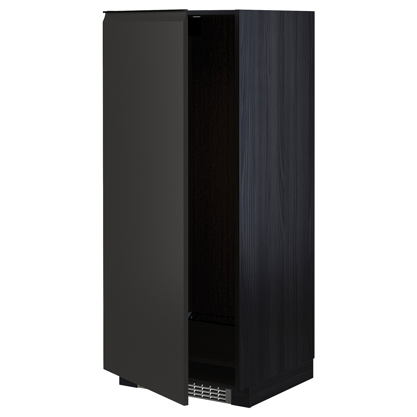Шкаф для встраиваемой морозилки  - METOD  IKEA/  МЕТОД ИКЕА, 148х60 см, черный