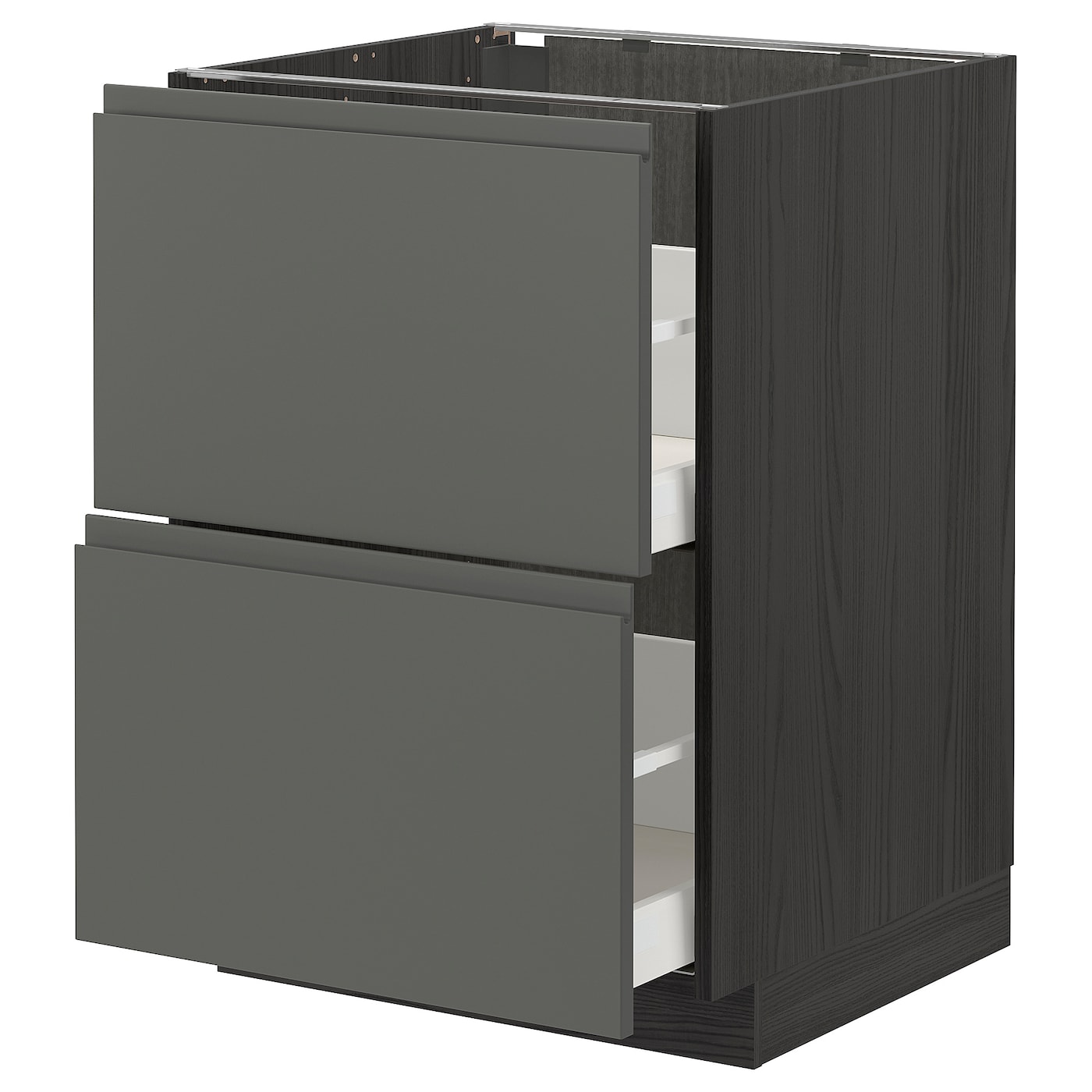 Напольный кухонный шкаф  - IKEA METOD MAXIMERA, 88x62,1x60см, серый, МЕТОД МАКСИМЕРА ИКЕА