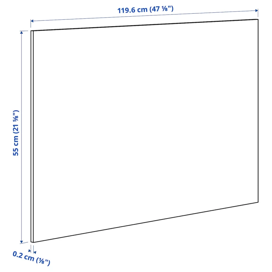 Настенная панель - LYSEKIL IKEA/ ЛИСЕКИЛ  ИКЕА,  120х55 см,  коричневый/серый (изображение №4)