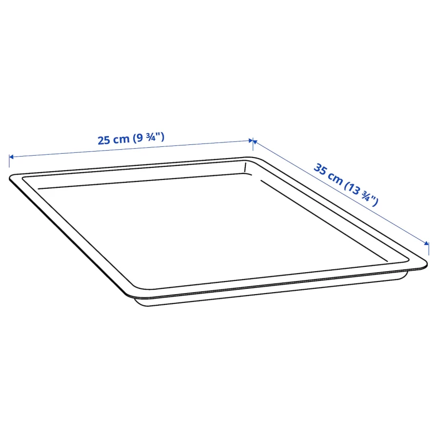 Крышка- UPPSNOFSAD IKEA/ УППСНОФСАД ИКЕА, 35x25 см, черный (изображение №2)