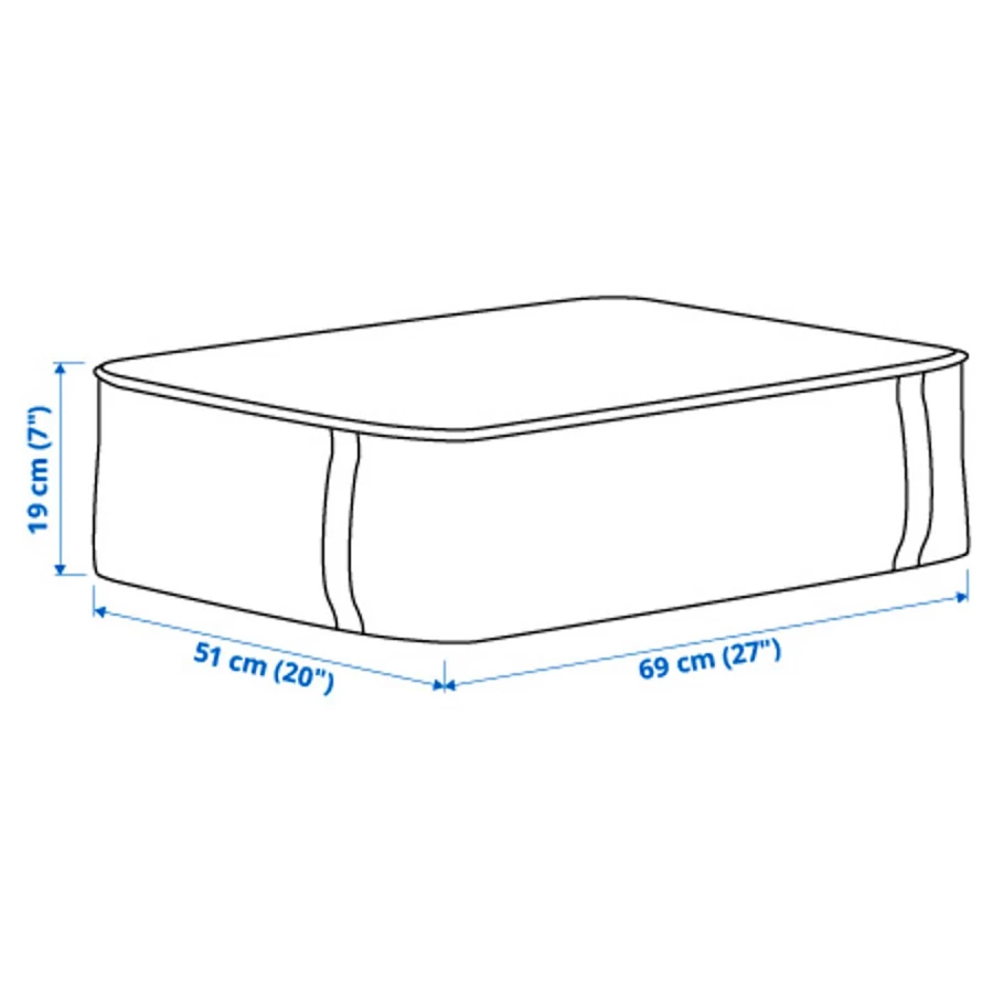 SÄCKKÄRRA Контейнер для одежды/постельного белья ИКЕА (изображение №5)