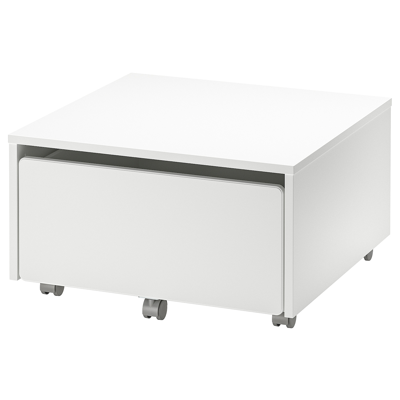 Ящик для каркаса кровати - IKEA SLÄKT/SLAKT/СЛАКТ ИКЕА, 35х62х62 см, белый