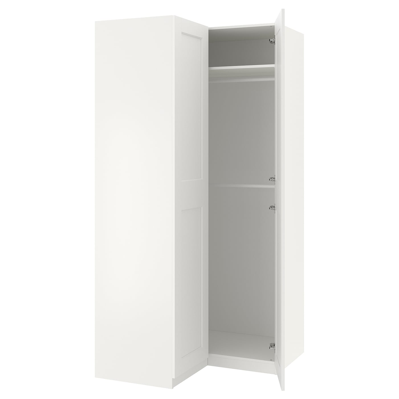 Угловой шкаф - IKEA PAX/GRIMO/ПАКС/ГРИМО ИКЕА, 111х111x236 см, белый