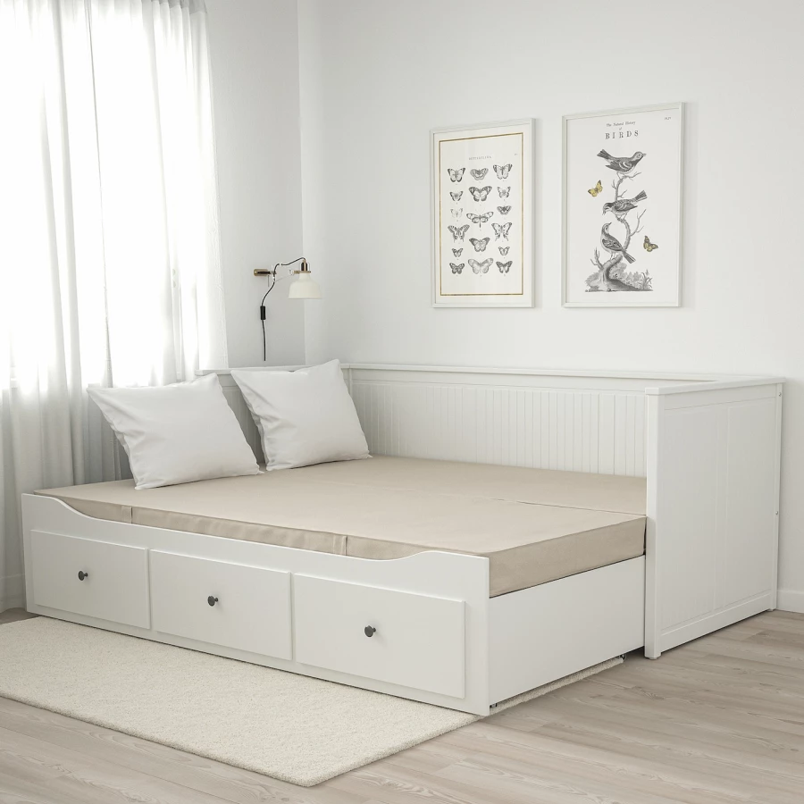 Матрас - VANNAREID IKEA/ ВАННАРЕЙД ИКЕА, 200х80 см, бежевый (изображение №8)