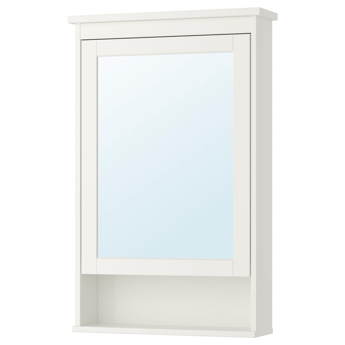 Шкафчик с зеркалом - HEMNES IKEA/ ХЕММНЕС ИКЕА,  63х98 см, белый