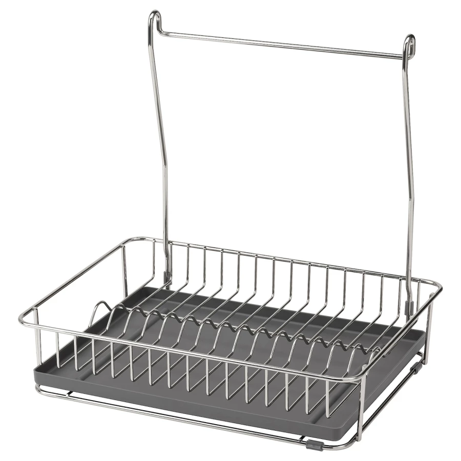 Сушилка для посуды - IKEA HULTARP, 39х30х37 см, никелированная, ГУЛЬТАРП ИКЕА (изображение №1)