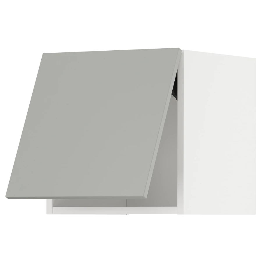 Навесной шкаф - METOD IKEA/ МЕТОД ИКЕА, 40х40  см, белый/серый (изображение №1)