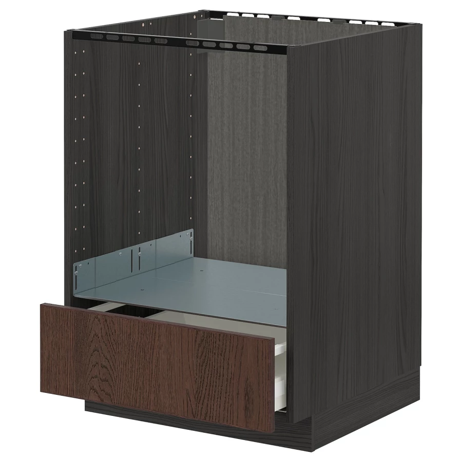 Напольный шкаф - IKEA METOD MAXIMERA, темно-серый, МЕТОД МАКСИМЕРА ИКЕА (изображение №1)