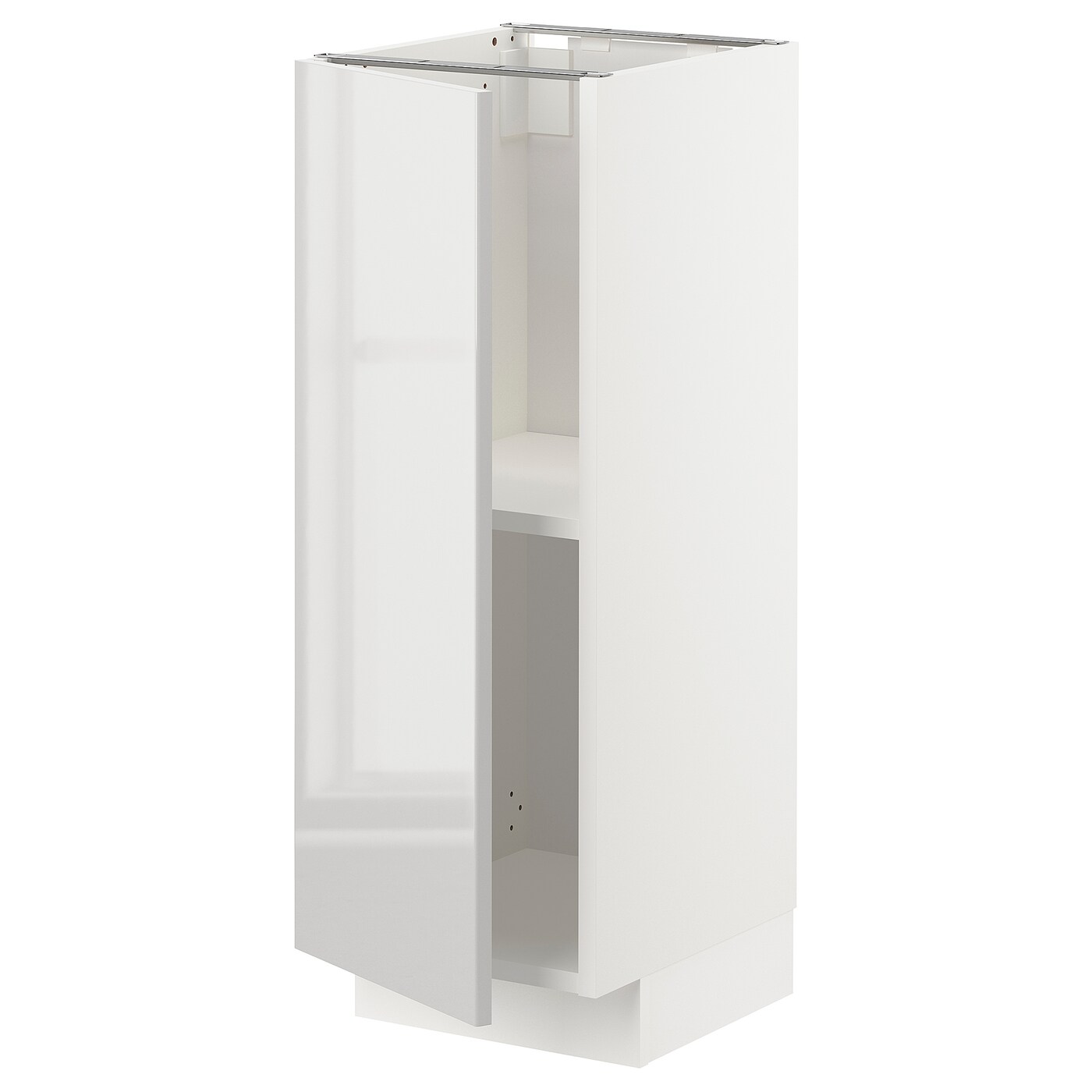 Напольный шкаф - METOD IKEA/ МЕТОД ИКЕА,  88х30 см, белый/светло-серый