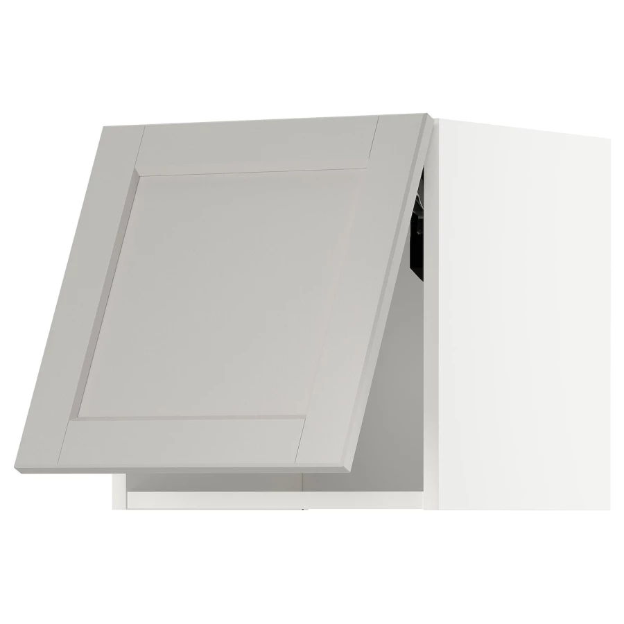 Навесной шкаф - METOD IKEA/ МЕТОД ИКЕА, 40х40 см,  белый/светло-серый (изображение №1)