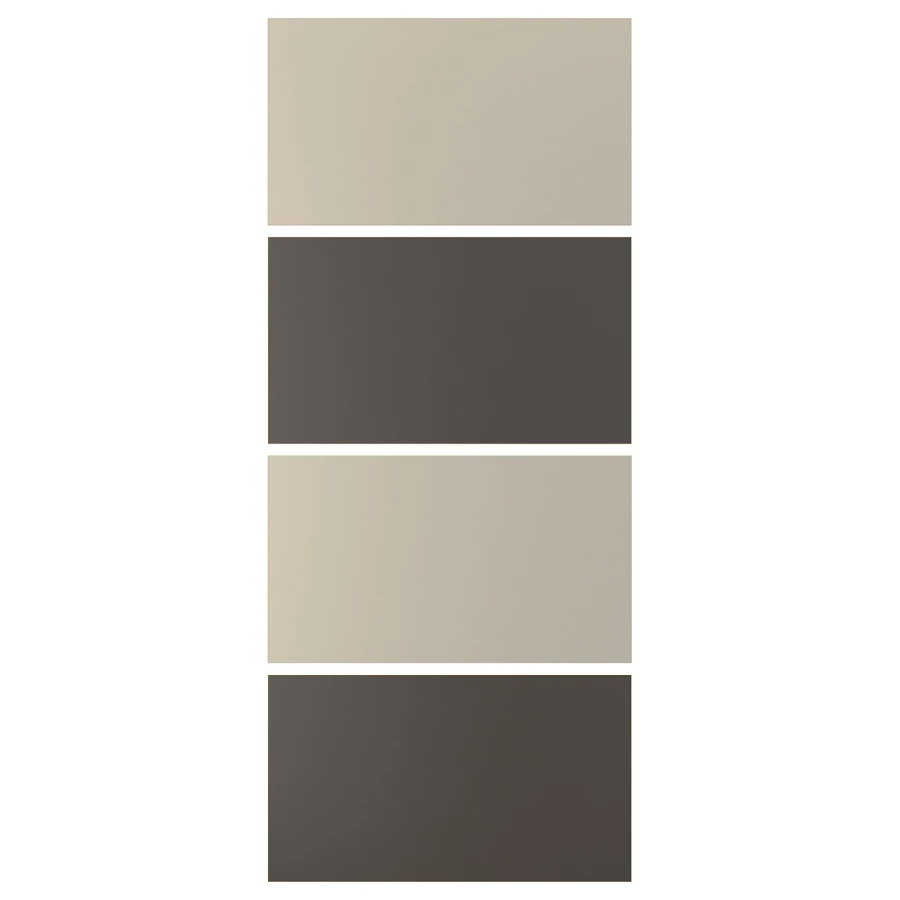 Панель  - MEHAMN IKEA/ МЕХАМН ИКЕА,  100x236 см, бежевый/коричневый (изображение №1)