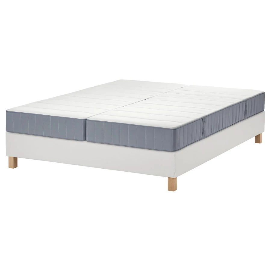 Кровать - LYNGÖR / LYNGОR IKEA/ ЛЮНГЕРЬ ИКЕА, 160х200 см, белый (изображение №1)