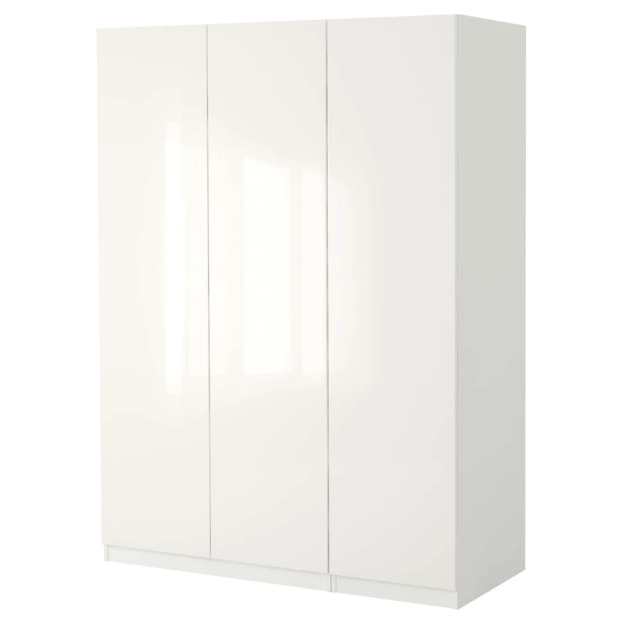 Гардероб - IKEA PAX/FARDAL/ПАКС/ФАРДАЛЬ ИКЕА, 150x60x201 см, белый (изображение №2)