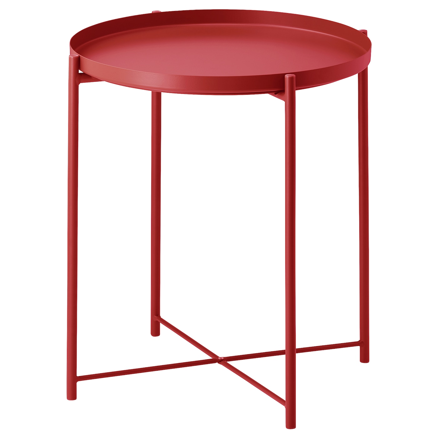 Стол-поднос - IKEA GLADOM/ГЛАДОМ ИКЕА, 45х53 см, красный