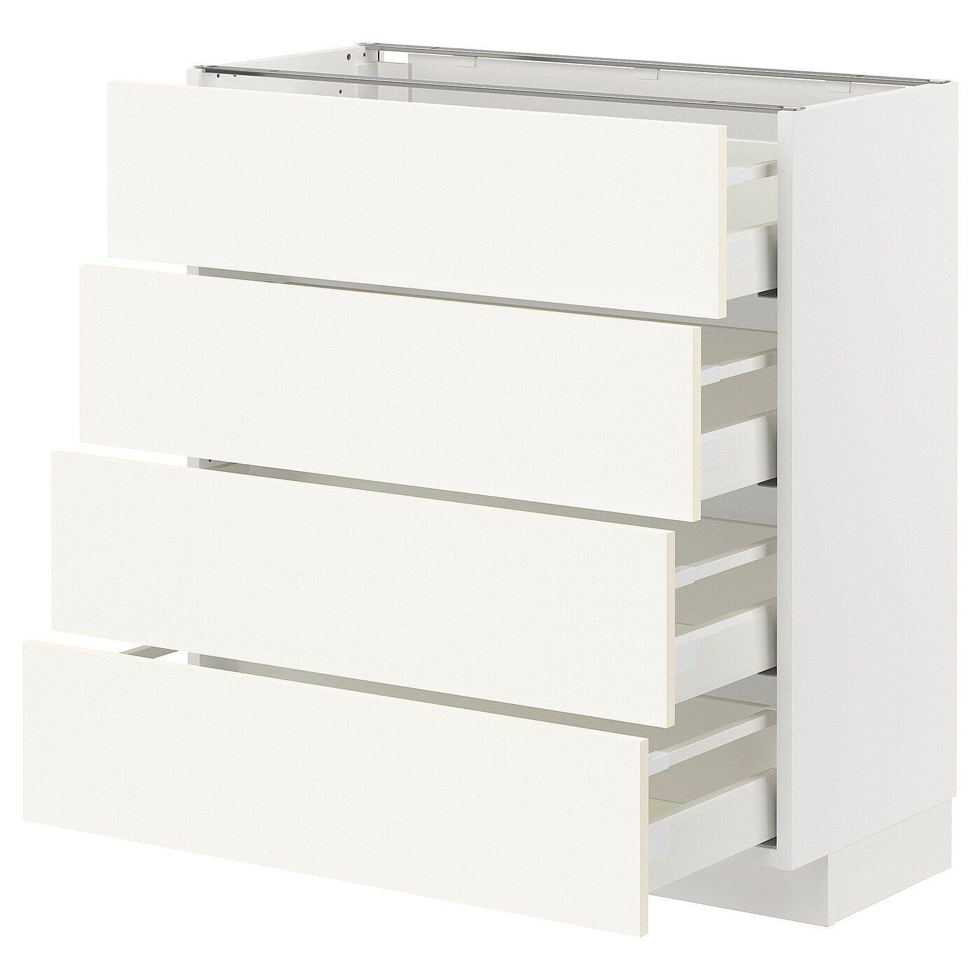 Напольный шкаф  - IKEA METOD MAXIMERA, 88x39,2x80см, белый, МЕТОД МАКСИМЕРА ИКЕА