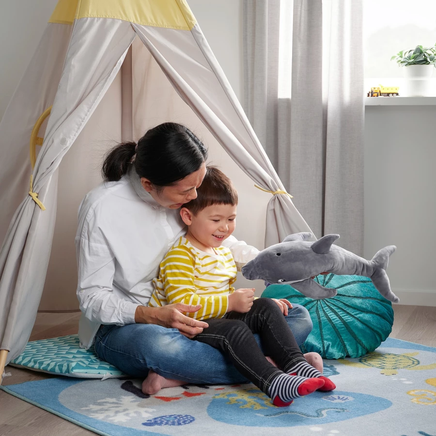 Мягкая игрушка - IKEA BLÅVINGAD/BLAVINGAD/БЛОВИНГАД ИКЕА, 50 см (изображение №4)