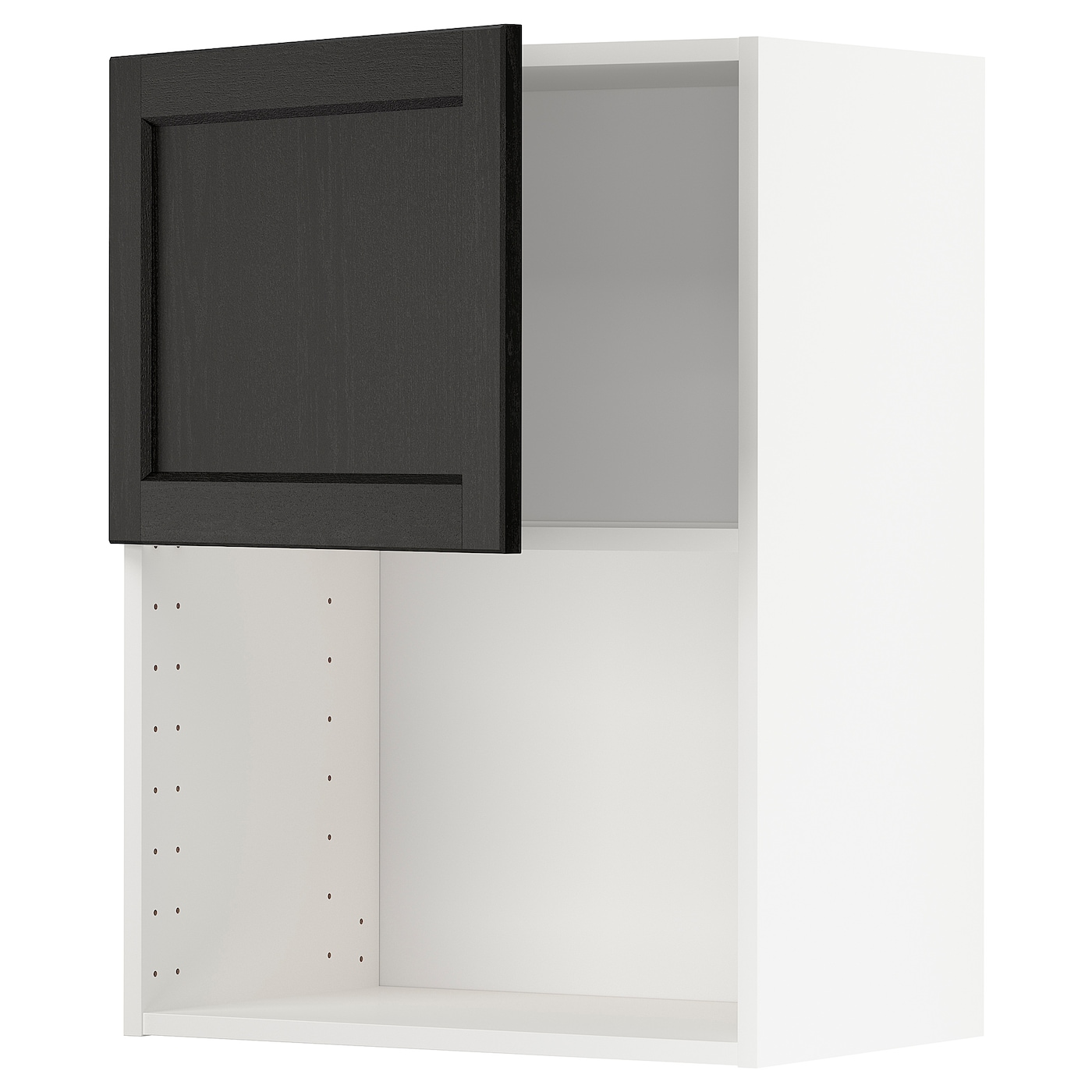 Навесной шкаф  - METOD  IKEA/  МЕТОД ИКЕА, 80х60 см, черный/белый