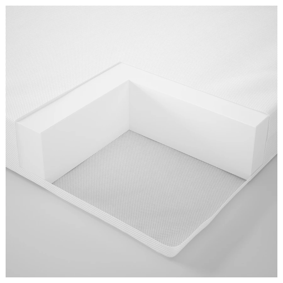Матрас для раздвижной кровати - PLUTTEN IKEA/ ПЛУТТЕН ИКЕА, 80х200 см, белый (изображение №3)