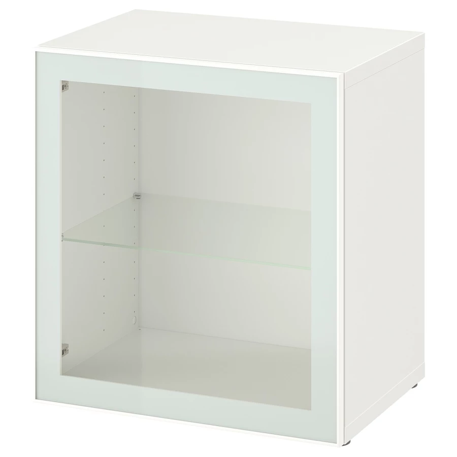 Шкаф - IKEA BESTÅ/BESTA/ БЕСТО ИКЕА,60x42x64 см, белый (изображение №1)