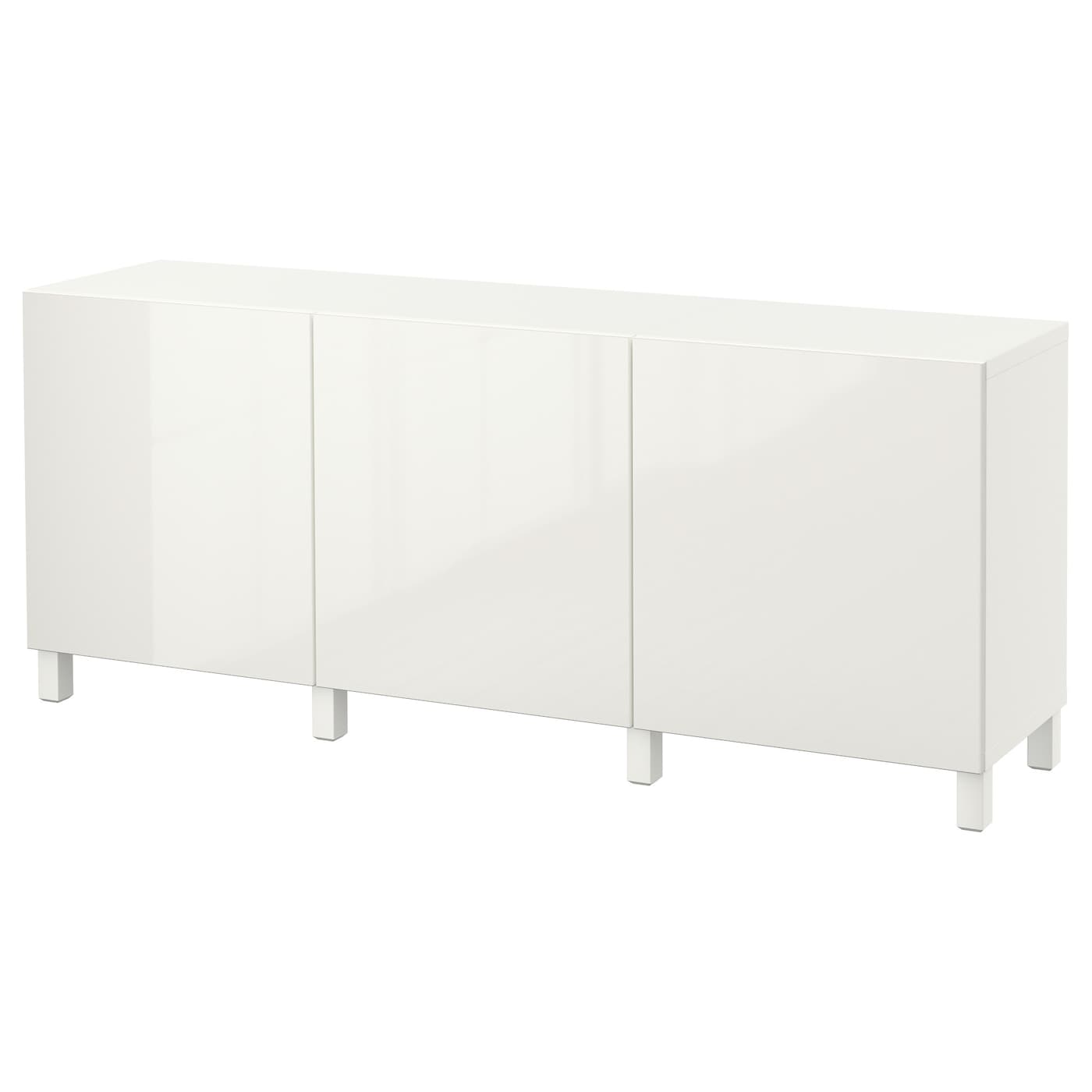 Комбинация для хранения - IKEA BESTÅ/BESTA/ БЕСТО /БЕСТА ИКЕА, 180x40x73 см, белый