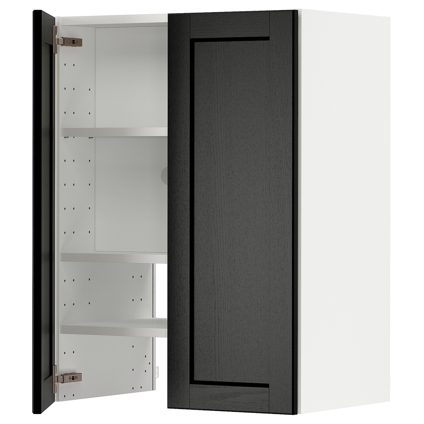 Шкаф под вытяжку -  METOD  IKEA/  МЕТОД ИКЕА, 60х80 см, белый/черный