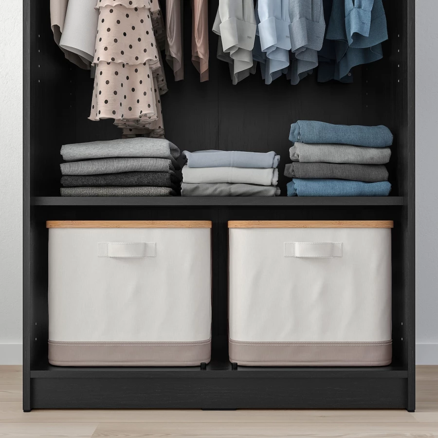 Шкаф распашной - RAKKESTAD IKEA/ РАККЕСТАД ИКЕА, 176х79 см,  черный (изображение №3)