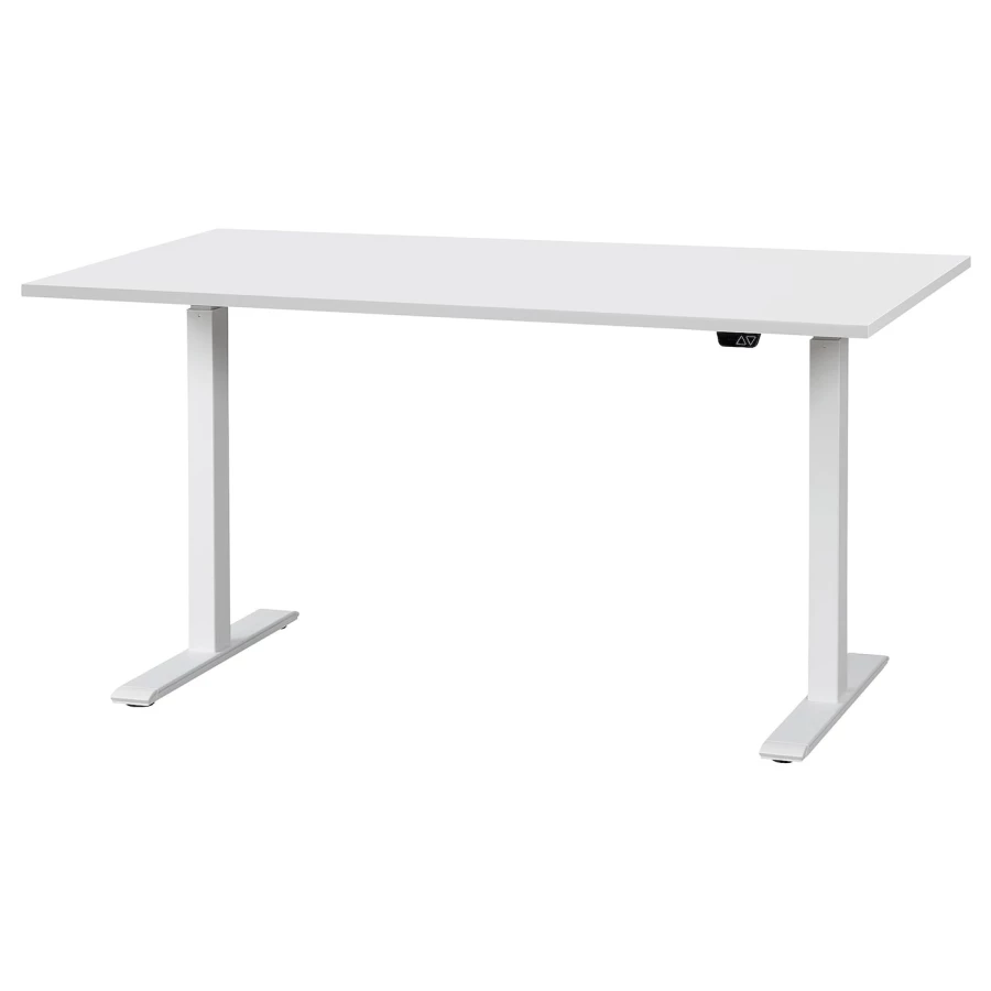 Письменный стол - IKEA RODULF, 140х80х70-117 см, белый, РОДУЛЬФ ИКЕА (изображение №1)