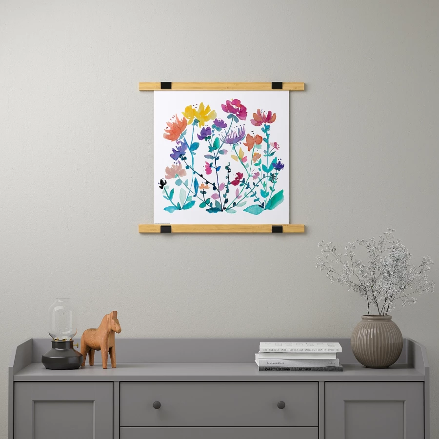 Постер - IKEA BILD, 50х50 см, «Полевые цветы», БИЛЬД ИКЕА (изображение №3)