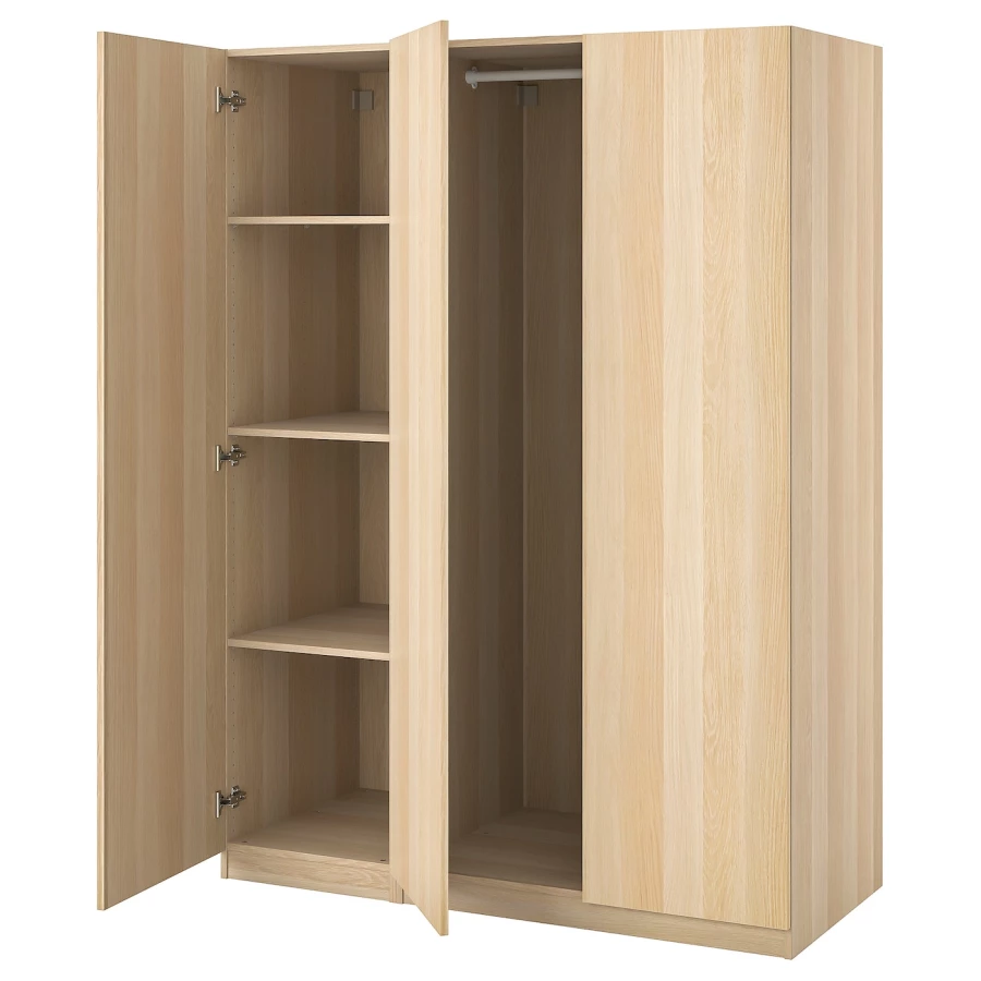Шкаф - IKEA PAX/FORSAND/ПАКС/ФОРСАНД ИКЕА, 150х60х201,2 см, светло-коричневый (изображение №1)