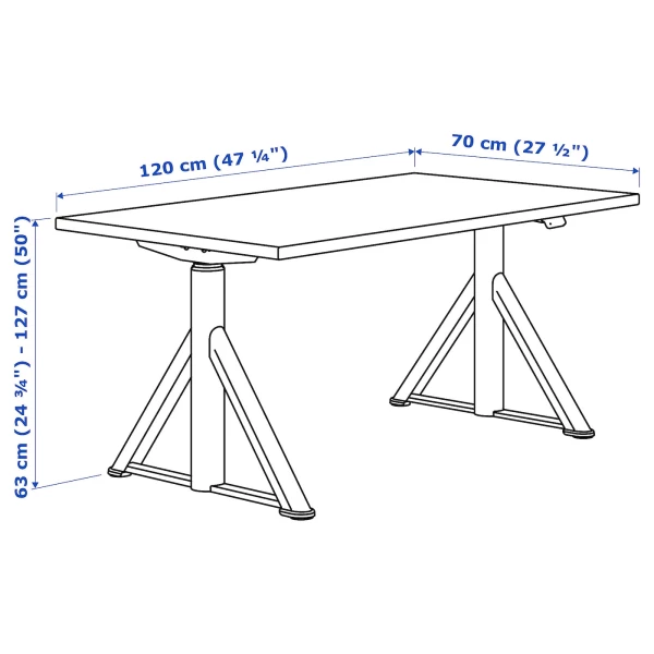 Стол ikea idasen