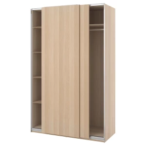 Шкаф купе - IKEA PAX/HASVIK/ПАКС/ХАСВИК ИКЕА, 66х150х236,4 см, светло-коричневый