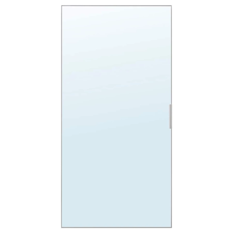 Зеркальная дверь - STRAUMEN  IKEA/ СТРАУМЕН ИКЕА, 120х60 см, голубой (изображение №1)