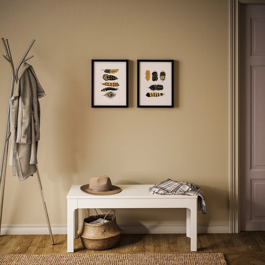 Постер, 2 шт. - IKEA BILD, 30х40 см, «Коллекция перьев», БИЛЬД ИКЕА (изображение №2)