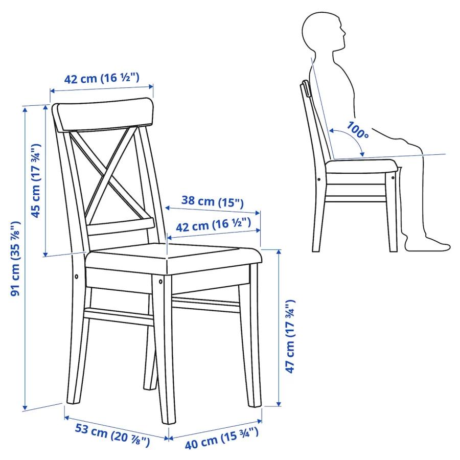 Стул Ingolf ikea