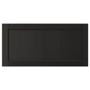 Фасад ящика - IKEA LERHYTTAN, 40х80 см, черный, ЛЕРХЮТТАН ИКЕА