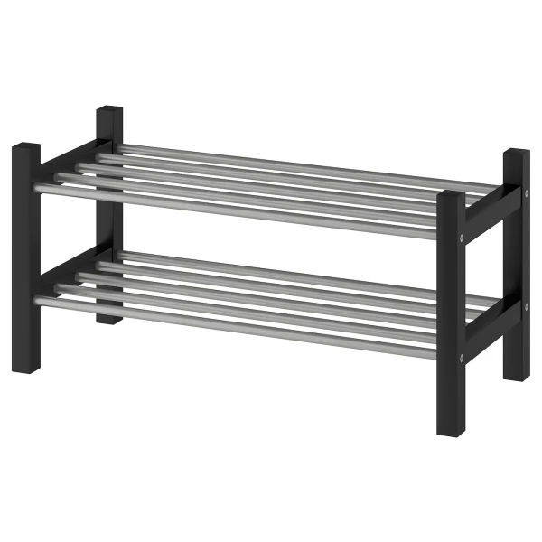 Обувница - IKEA TJUSIG/ ЧУСИГ ИКЕА, 37х32 см, черный