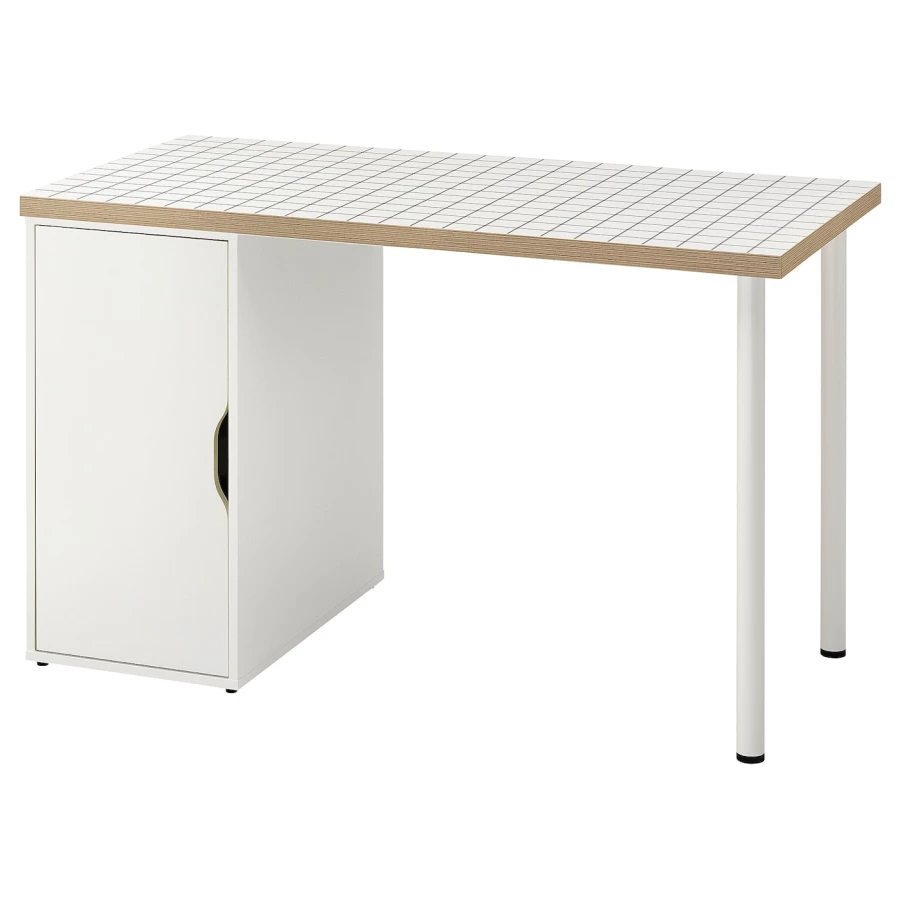 Письменный стол с ящиком - IKEA LAGKAPTEN/ALEX, 120x60 см, белый антрацит, АЛЕКС/ЛАГКАПТЕН ИКЕА (изображение №1)
