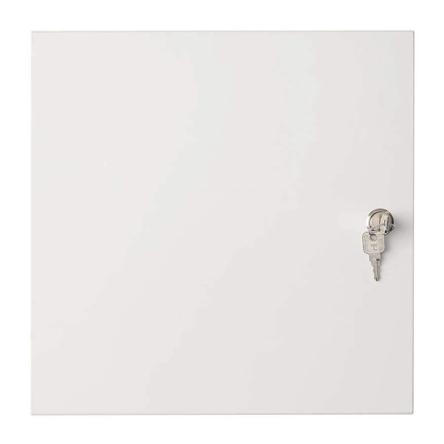 Вставка с запирающейся дверцей - KALLAX IKEA/КАЛЛАКС ИКЕА, 33х33 см, белый/бежевый (изображение №6)