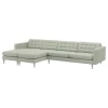 5-местный диван с шезлонгом - IKEA LANDSKRONA, 78x158x360см, светло-серый, ЛАНДСКРУНА ИКЕА