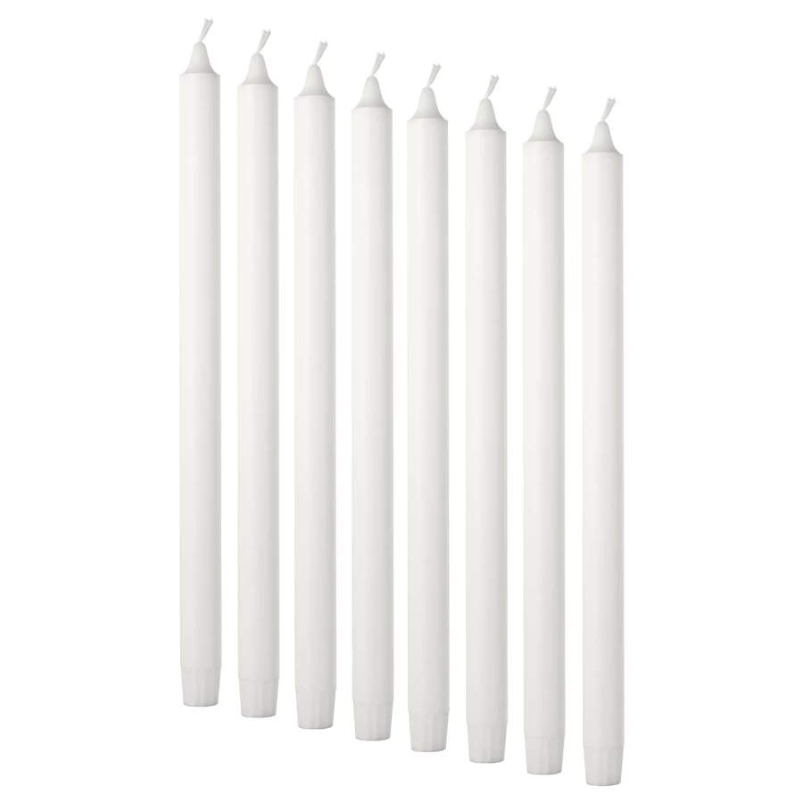 Свеча для люстры - IKEA JUBLA/ДЖУБЛА ИКЕА, 35х2,2 см, 8 шт (изображение №1)